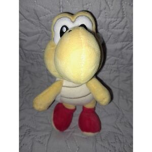 Super Mario Bros 8" Red Shoes & Shell Paratroopa Koopa Stuffed Animal Plush Toy